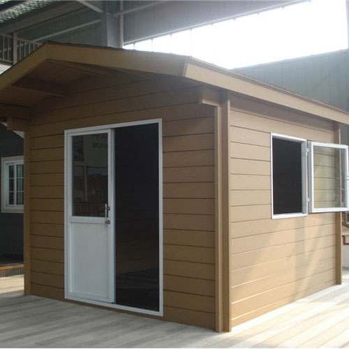 广州户外塑木小木屋门房建造工程